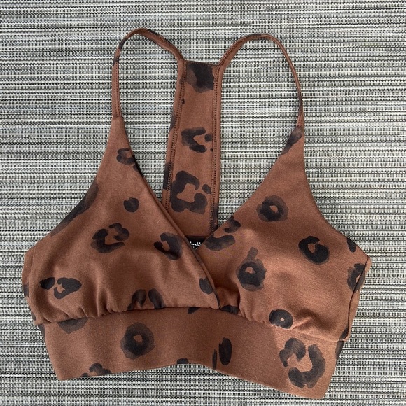 Splendid Studio Corina Sports Bra Brown Size Small - Picture 4 of 7